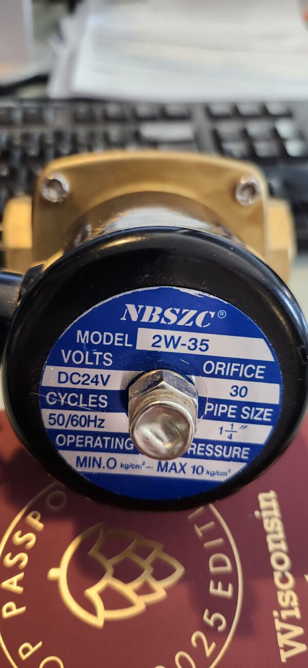 24V Solenoid 1 1/4" New