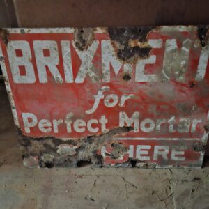 Brixment for Perfect Mortar Vintage Sign