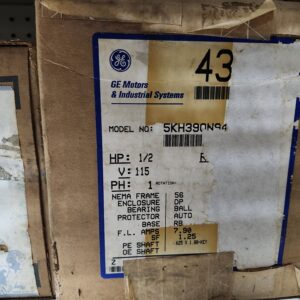 GE 1/2 HP Motor 5KH39QN94 / 43