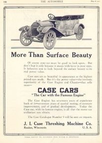 1911 Case Touring Car Ad, RACINE, WISCONSIN
